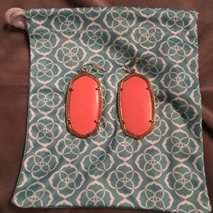 Kendra Scott Elle Peach Earrings